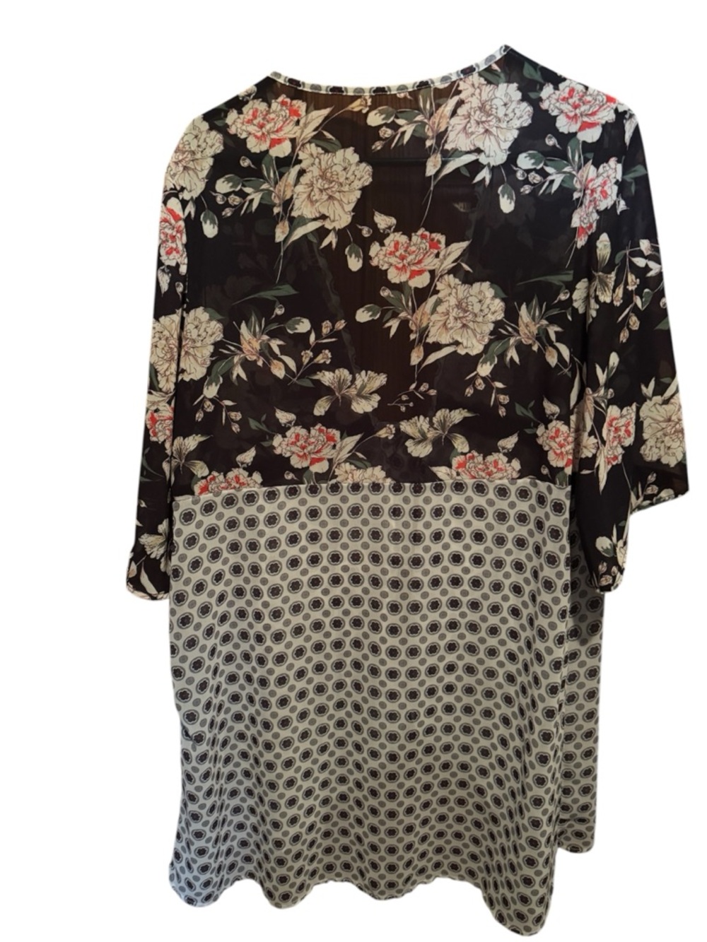Women’s Boho Floral Kimono/Cardigan- Size Medium - Picture 3 of 4